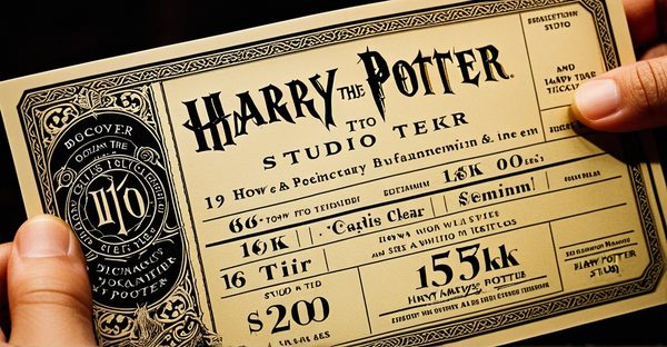 Unlock the secrets: how to get harry potter studio tickets